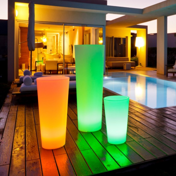 Plant pot lamp TANGO H 50 H 75 and H 110 3