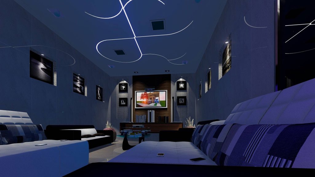 STRIPLED: 6 Decoration Ideas With The Adhesive LED Strip 4 Living room adhesive LED STRIPLED