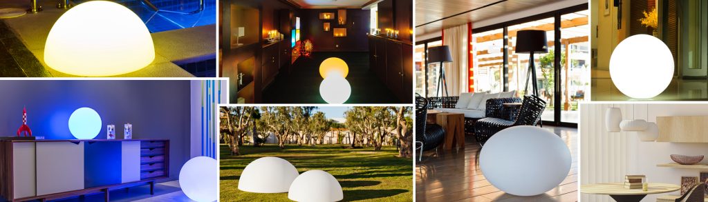 Round and Ball LED Bluetooth Lamps SMART AND GREEN