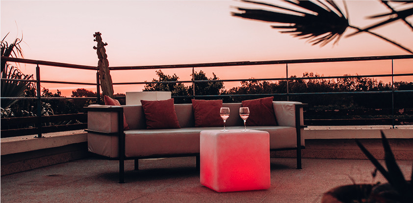 Luminous CUBE LED Lamp Bluetooth SMART AND GREEN