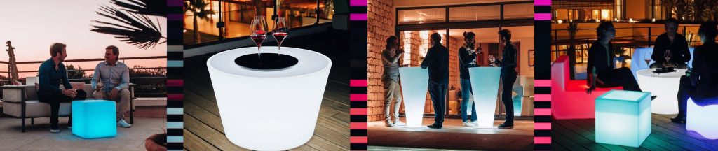 Luminous Illuminated Bluetooth Furniture 