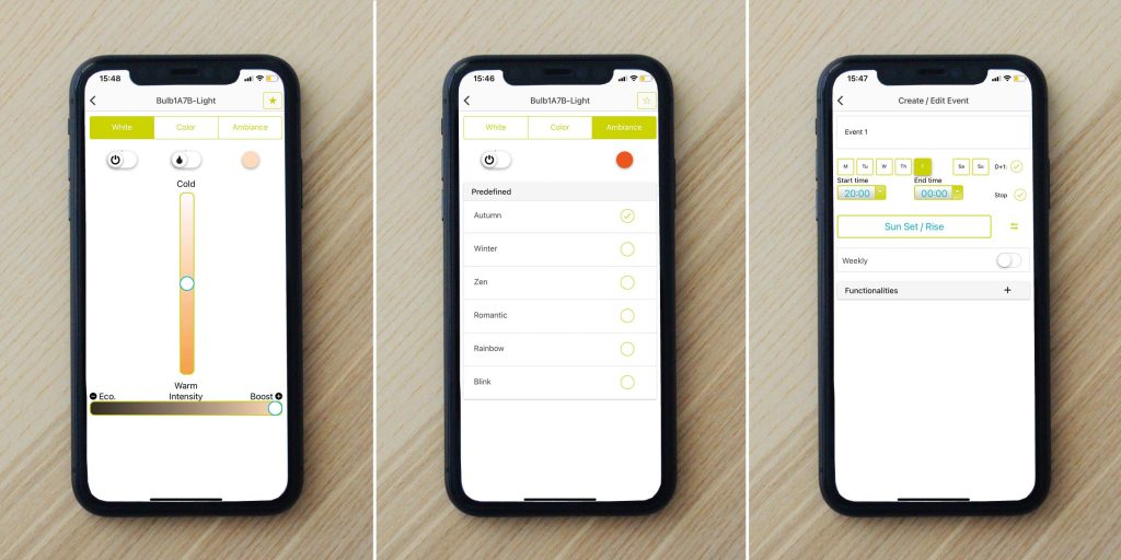 LED Lights controlled by smartphone