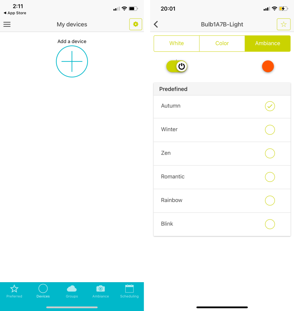 Control your lights with Smart Mesh app for app controlled lights